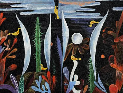 Landschaft mit gelben Vögeln Paul Klee